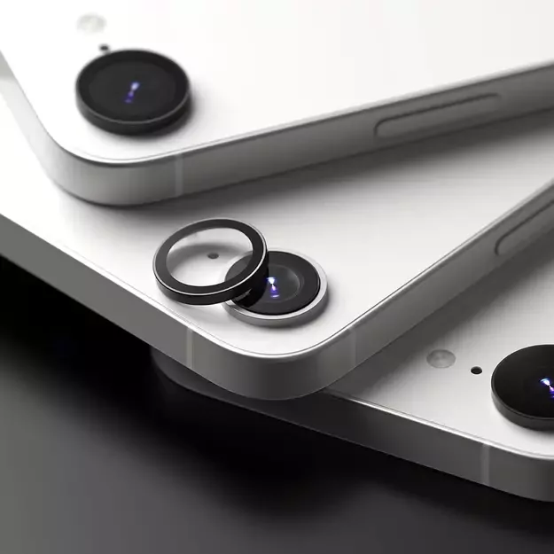 Ringke Camera Frame Protector 2-pack for iPhone 16e - Black 9