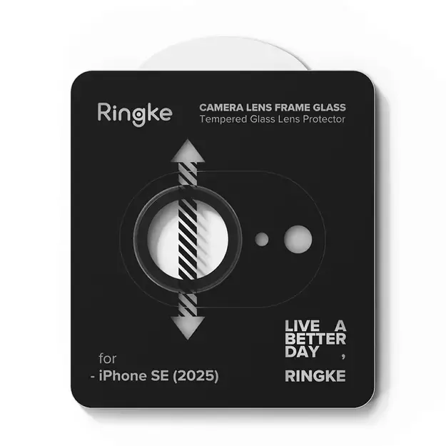 Ringke Camera Frame Protector 2-pack for iPhone 16e - Black 10