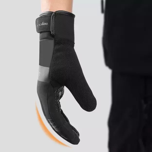 Insulated sports phone gloves (size M) - black 2