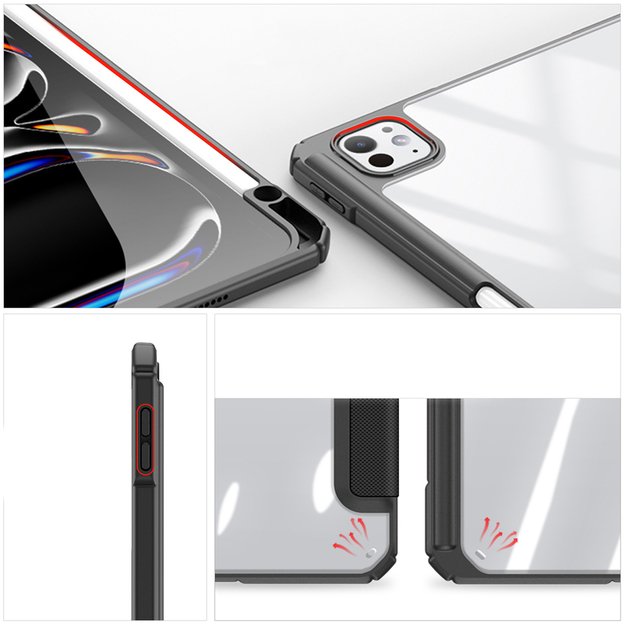 Dux Ducis Toby case with flap and stand for iPad Pro 11  2024 - black 5