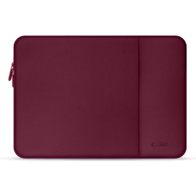 Tech-Protect Neoprene Laptop Case 15-16&quot  - Burgundy