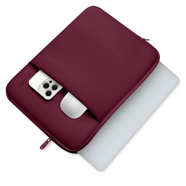 Tech-Protect Neoprene Laptop Case 15-16&quot  - Burgundy 4
