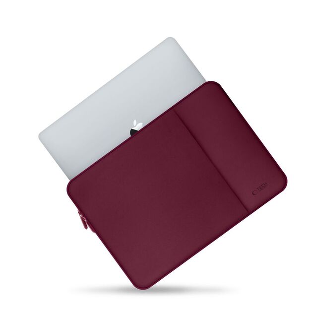 Tech-Protect Neoprene Laptop Case 15-16&quot  - Burgundy 2