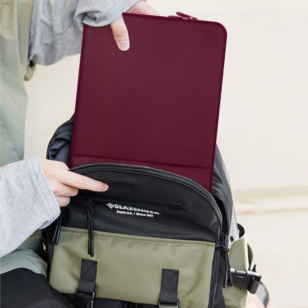 Tech-Protect Neoprene Laptop Case 15-16&quot  - Burgundy 7