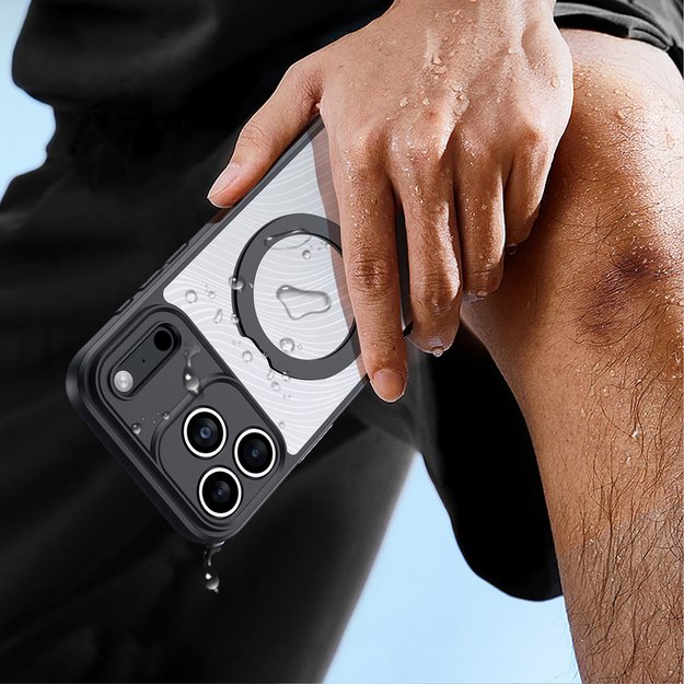 Dux Ducis Aimo Mag Case with Magnetic Ring and Stand for iPhone 17 Pro &ndash; Black 5