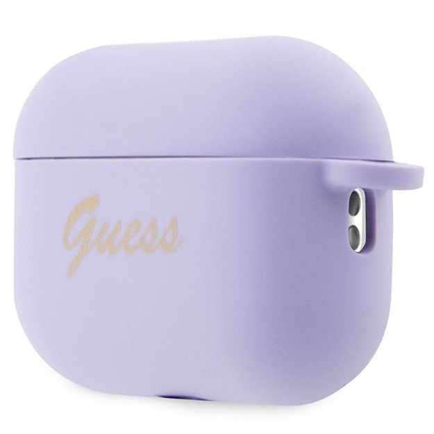 Guess GUAP2LSCHSU AirPods Pro 2 cover purple/purple Silicone Charm Heart Collection 5