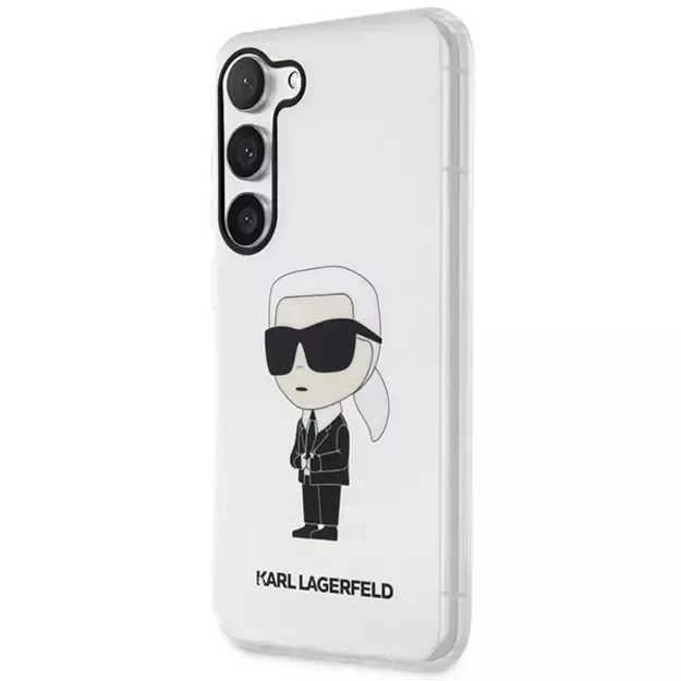 Karl Lagerfeld KLHCS23SHNIKTCT S23 S911 transparent hardcase Ikonik Karl Lagerfeld 2