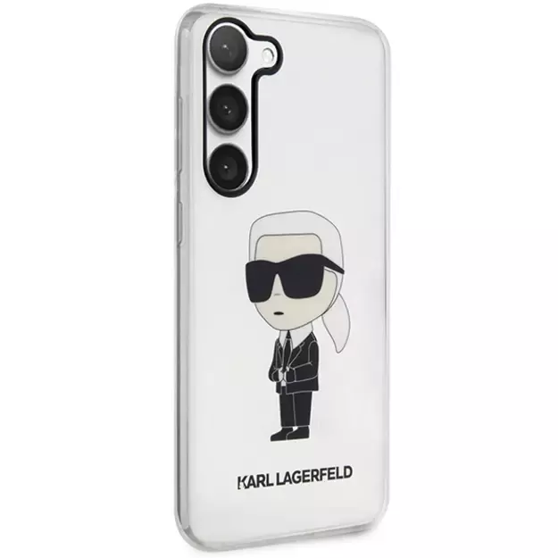 Karl Lagerfeld KLHCS23SHNIKTCT S23 S911 transparent hardcase Ikonik Karl Lagerfeld 4