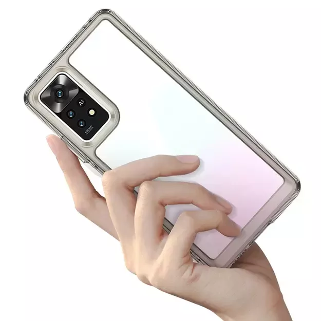 Outer Space Case for Xiaomi Poco X5 5G / Redmi Note 12 5G cover with a flexible frame blue 3