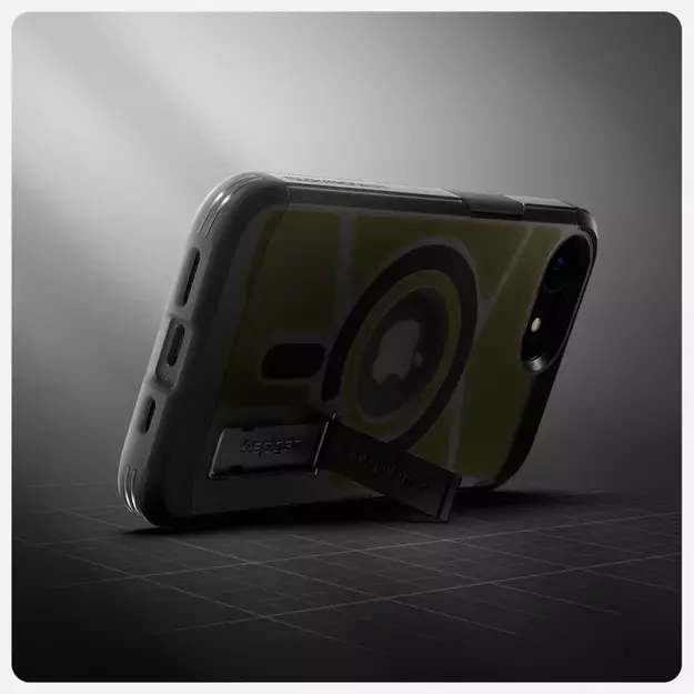 Spigen Tough Armor MagSafe iPhone 16e Case - Clear Gray 28