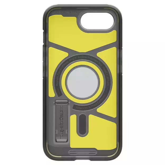 Spigen Tough Armor MagSafe iPhone 16e Case - Clear Gray 19