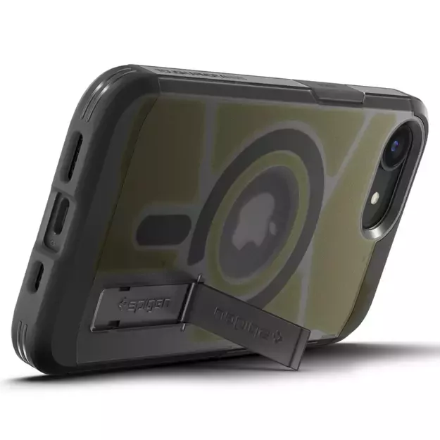 Spigen Tough Armor MagSafe iPhone 16e Case - Clear Gray 27