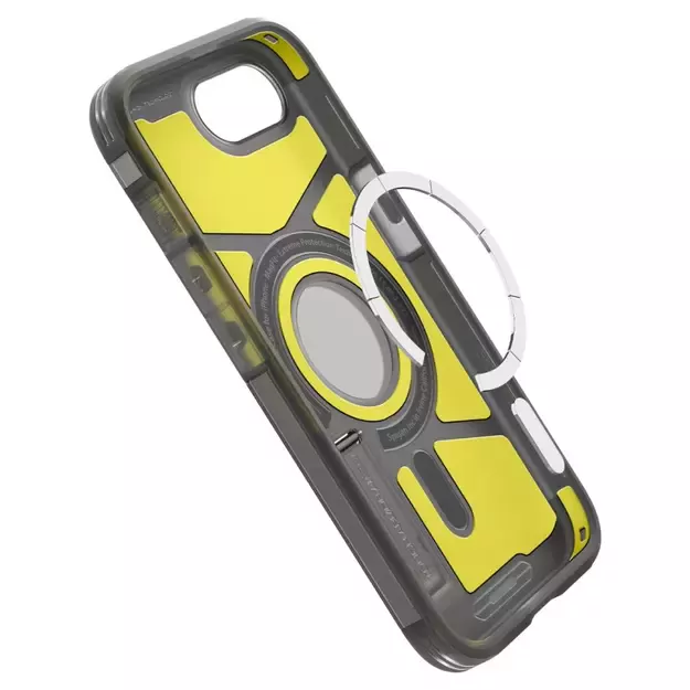 Spigen Tough Armor MagSafe iPhone 16e Case - Clear Gray 23