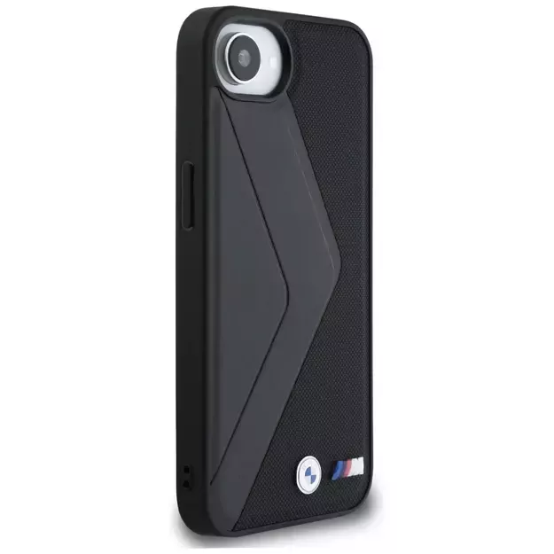 BMW Oversized Stripes MagSafe case for iPhone 16e - black 3