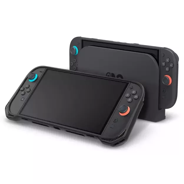 Spigen Rugged Armor Case for Nintendo Switch 2 - Matte Black 8