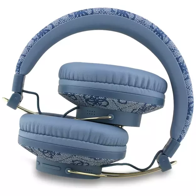 Guess ENC Metal 4G Logo Over-Ear Headphones - Blue 3
