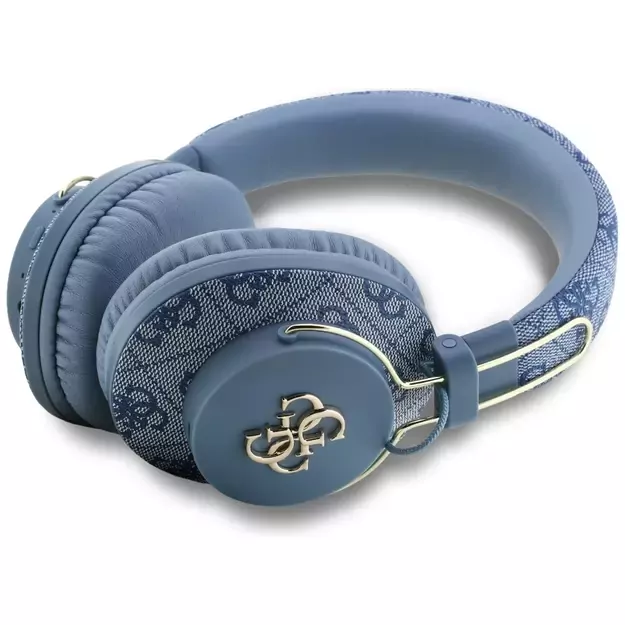 Guess ENC Metal 4G Logo Over-Ear Headphones - Blue 1