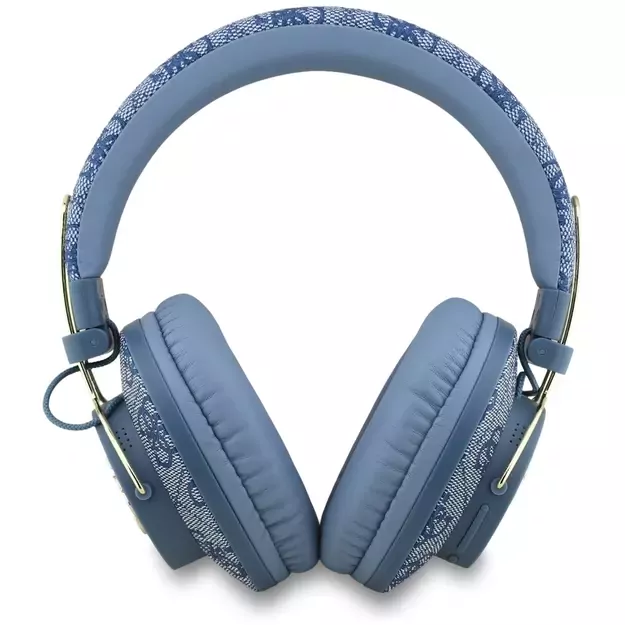 Guess ENC Metal 4G Logo Over-Ear Headphones - Blue 2