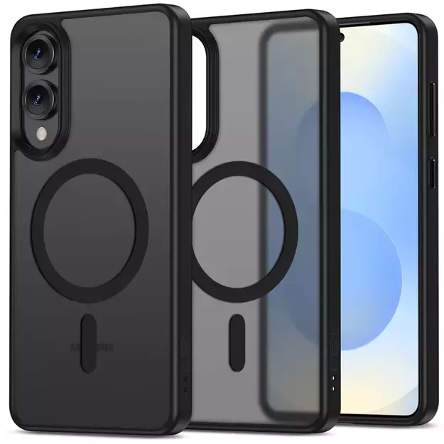 Tech-Protect MagMat MagSafe Case for Samsung Galaxy S25 Edge - Matte Black