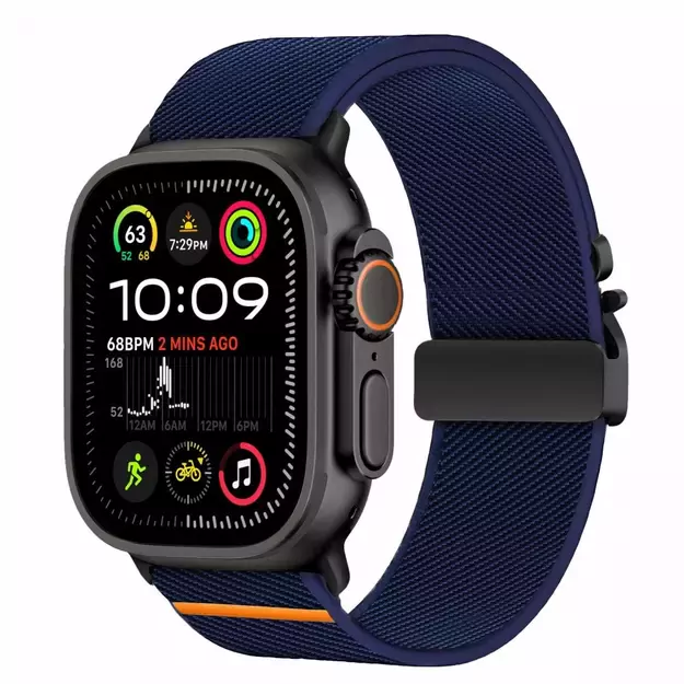 Tech-Protect Nylon Clasp for Apple Watch 44 / 45 / 46 / 49 mm - Navy 1