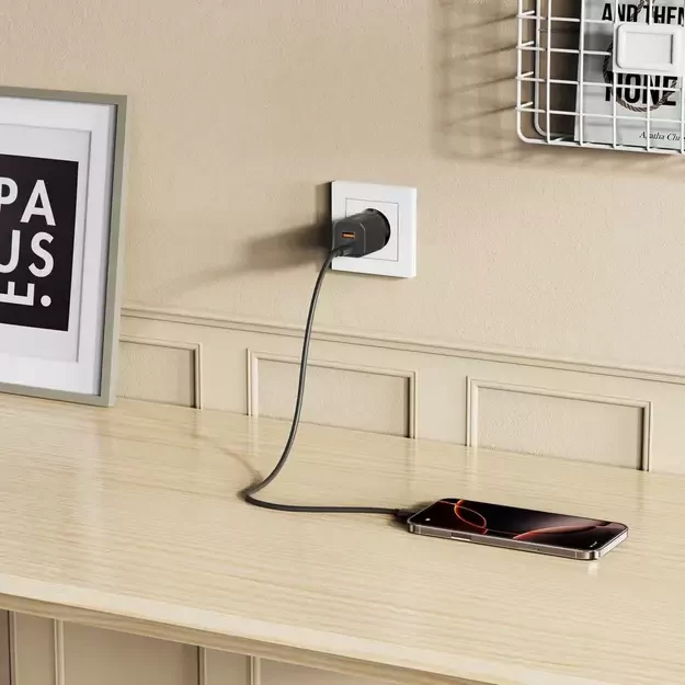Tech-Protect NCM33W 2-port PD33W/QC3.0 wall charger - black 6