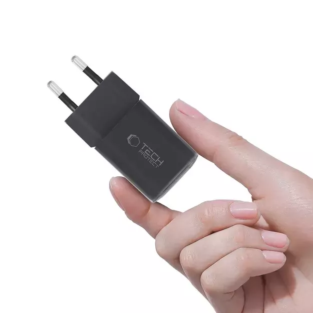 Tech-Protect NCM33W 2-port PD33W/QC3.0 wall charger - black 4