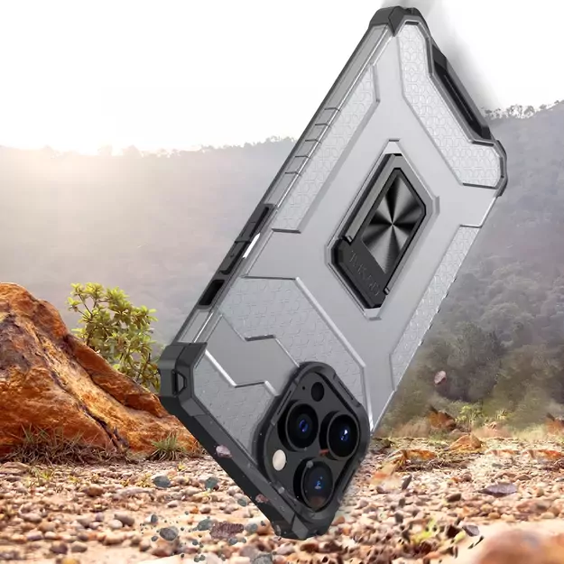 Crystal Ring Case Kickstand Tough Rugged Cover for iPhone 13 Pro blue 9
