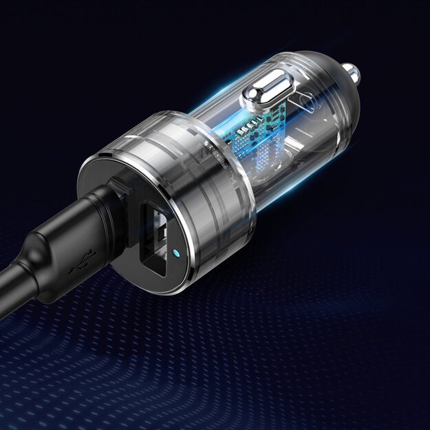 Baseus CRDYQ-01 splitter 2x cigarette lighter socket 80W 2x USB-A 3.1A - black 7