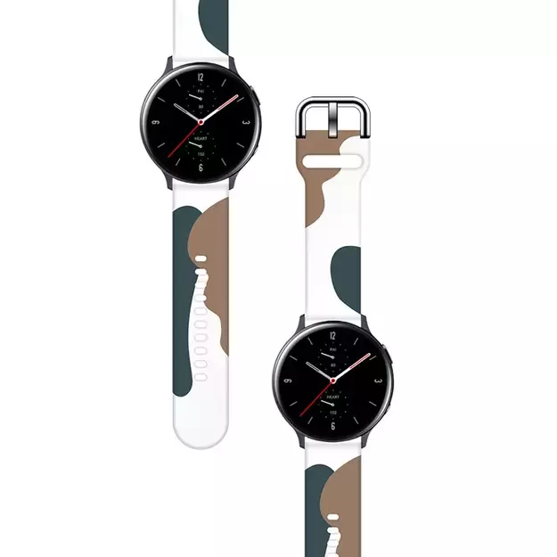 Strap Moro for Samsung Galaxy Watch 40 / 41 / 42 / 43 / 44 mm silicone bracelet watch band - pattern 1 1