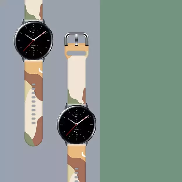 Strap Moro for Samsung Galaxy Watch 45 / 46 / 47 mm silicone bracelet watch band - pattern 16 2