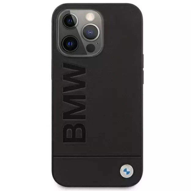 Etui BMW BMHCP13XSLLBK iPhone 13 Pro Max 6,7  czarny/black hardcase Signature Logo Imprint 2