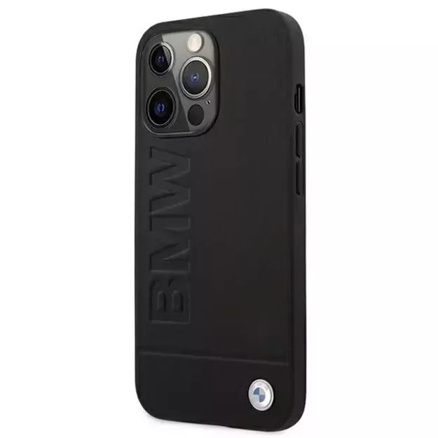 Etui BMW BMHCP13XSLLBK iPhone 13 Pro Max 6,7  czarny/black hardcase Signature Logo Imprint 1