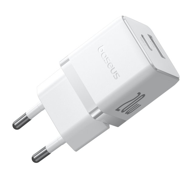 Baseus Palm 20W USB-C USB-A Wall Charger - White 2