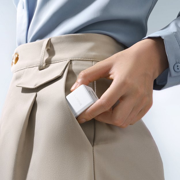 Baseus Palm 20W USB-C USB-A Wall Charger - White 3