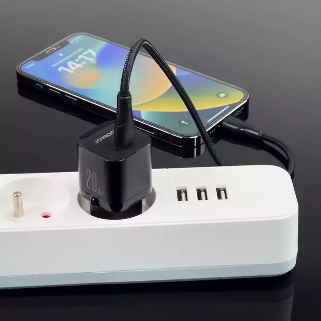 Mini charger USB C 20W PD Joyroom JR-TCF02 - black 6