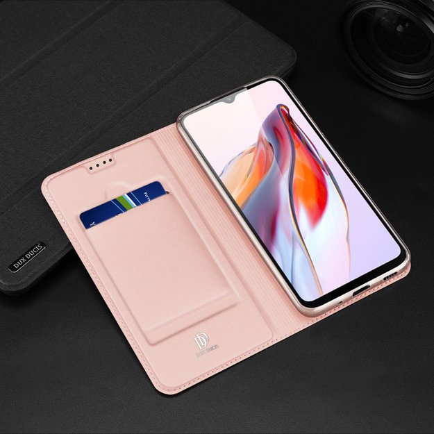 Dux Ducis Skin Pro Case For Xiaomi Redmi 11A / Poco C55 / Redmi 12C Flip Cover Card Wallet Stand Black 9
