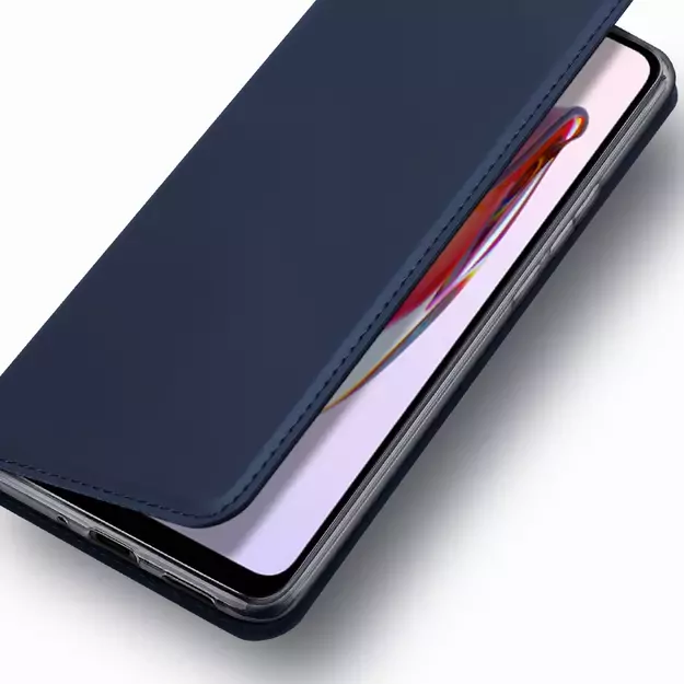 Dux Ducis Skin Pro Case For Xiaomi Redmi 11A / Poco C55 / Redmi 12C Flip Cover Card Wallet Stand Black 33