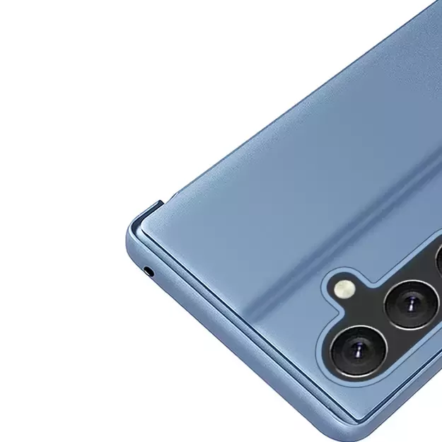 Clear View Case cover for Samsung Galaxy A24 4G flip cover blue 6
