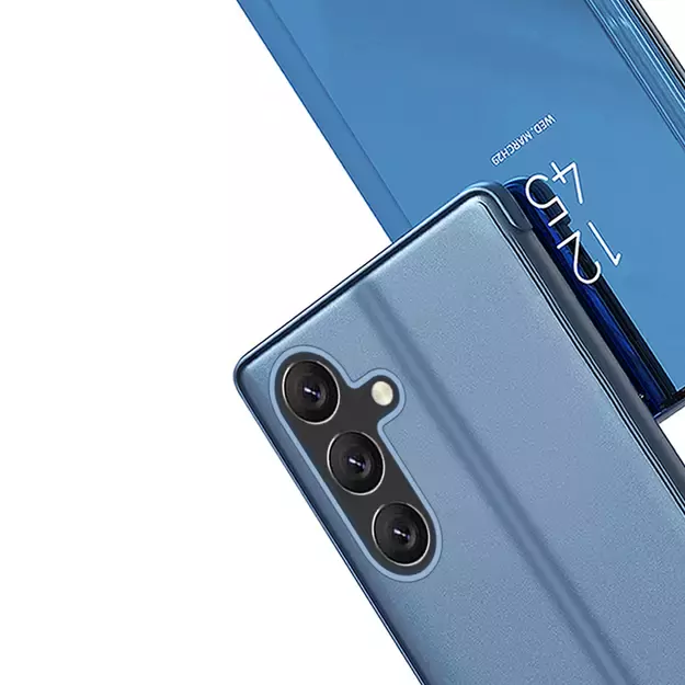 Clear View Case cover for Samsung Galaxy A24 4G flip cover blue 5