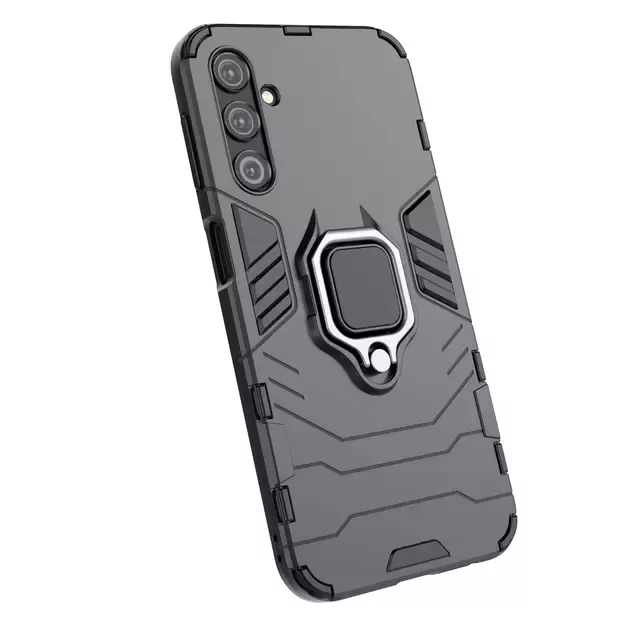 Ring Armor case for Samsung Galaxy A24 4G armored cover magnetic holder ring black 11