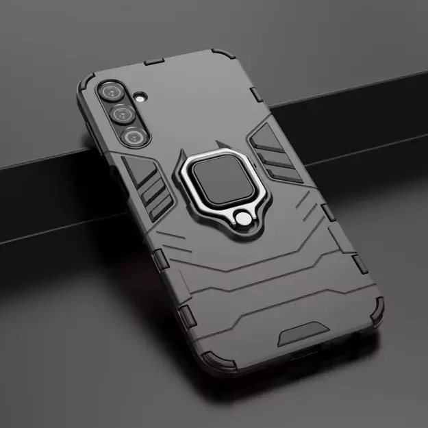 Ring Armor case for Samsung Galaxy A24 4G armored cover magnetic holder ring black 10
