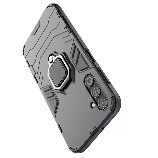 Ring Armor case for Samsung Galaxy A24 4G armored cover magnetic holder ring black 18