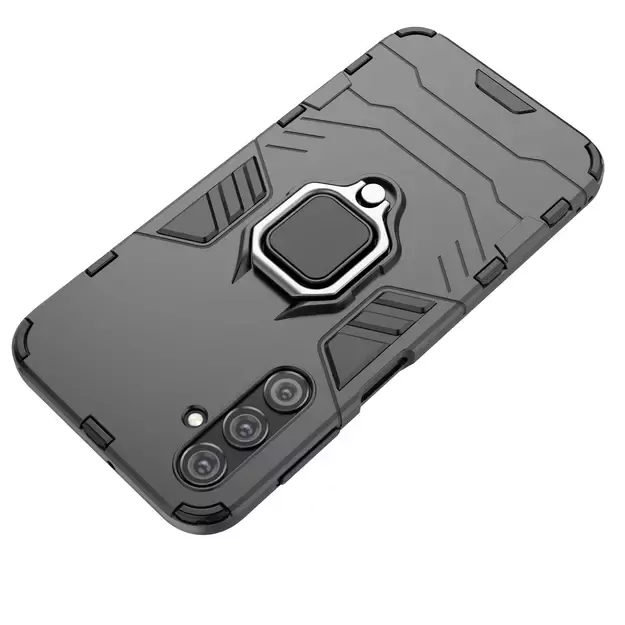 Ring Armor case for Samsung Galaxy A24 4G armored cover magnetic holder ring black 12