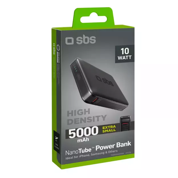 Powerbank SBS NanoTube 5000 mAh High-Density - black 1