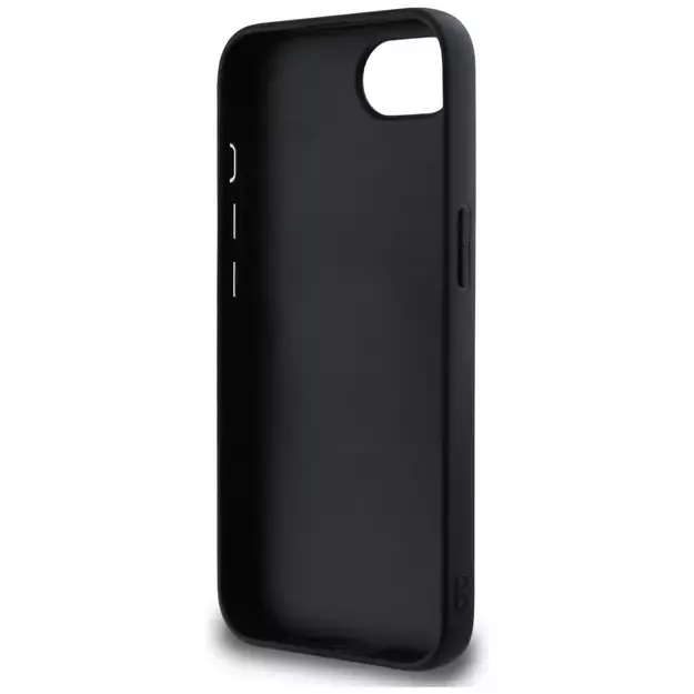 DKNY Repeat Texture Pattern with Tonal Stripe case for iPhone 16e - black 6