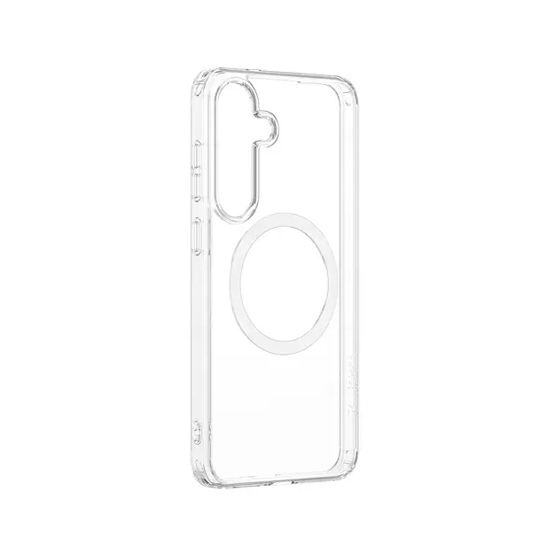 AmazingThing Minimal Mag Case with Magnetic Ring for Samsung Galaxy S25+ - Transparent 8