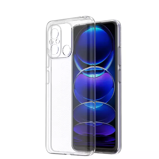 Ultra Clear 0.5mm Case for Xiaomi Redmi 11A / Poco C55 / Redmi 12C Thin Cover Transparent 12