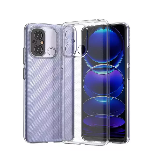 Ultra Clear 0.5mm Case for Xiaomi Redmi 11A / Poco C55 / Redmi 12C Thin Cover Transparent 13