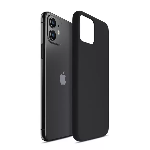 3mk Silicone Case for iPhone 11 - black 19