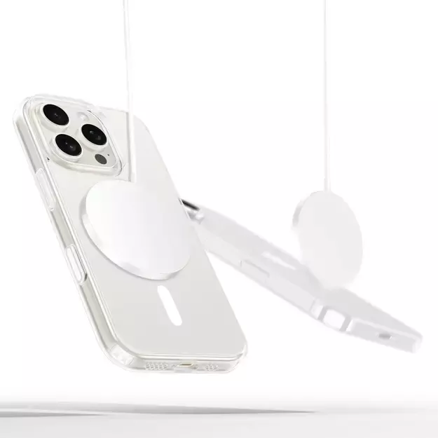 Tech-Protect Flexair Hybrid CC Magsafe iPhone 16 Pro Case - Clear 2